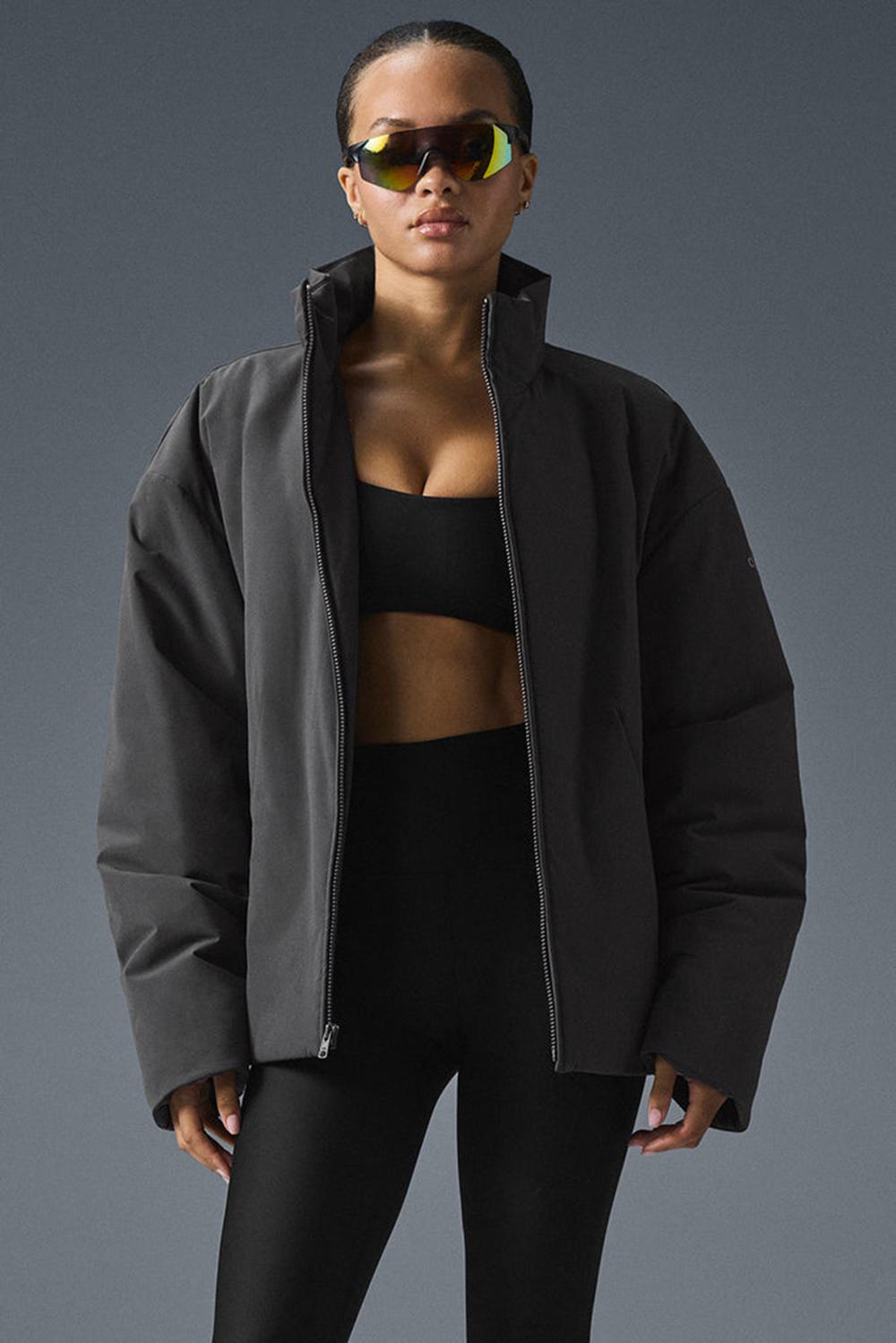 Alo Yoga Stretch Woven Notable Naisten Takit Anthracite | Suomi  9857-ZOFKP
