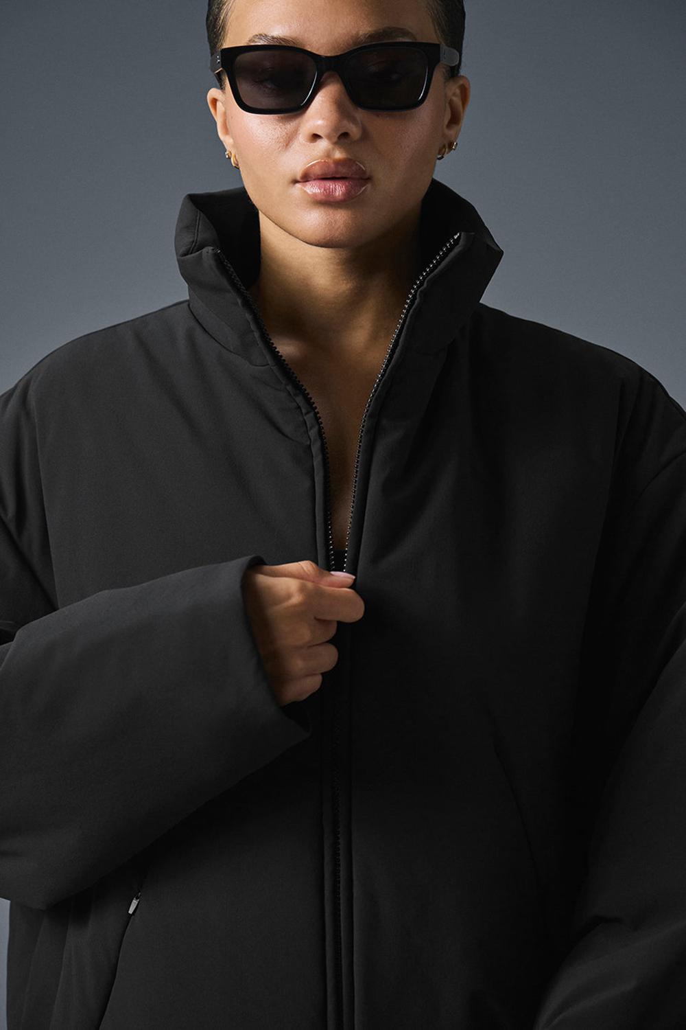 Alo Yoga Stretch Woven Notable Naisten Takit Mustat | Suomi  6102-ODBNG