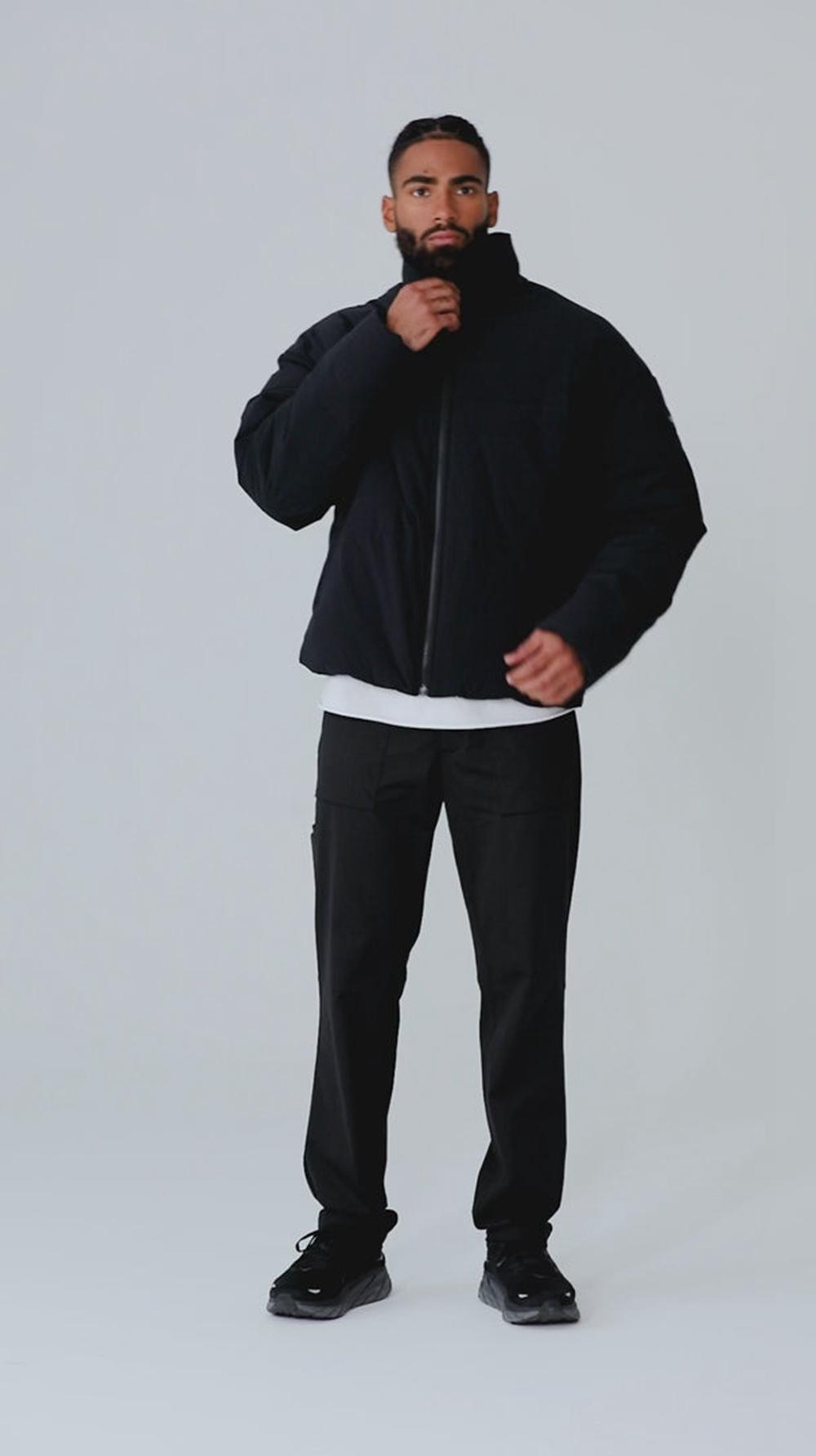 Alo Yoga Stretch Woven Street Miesten Puffer Takki Woodrose | Suomi  4053-GQALO
