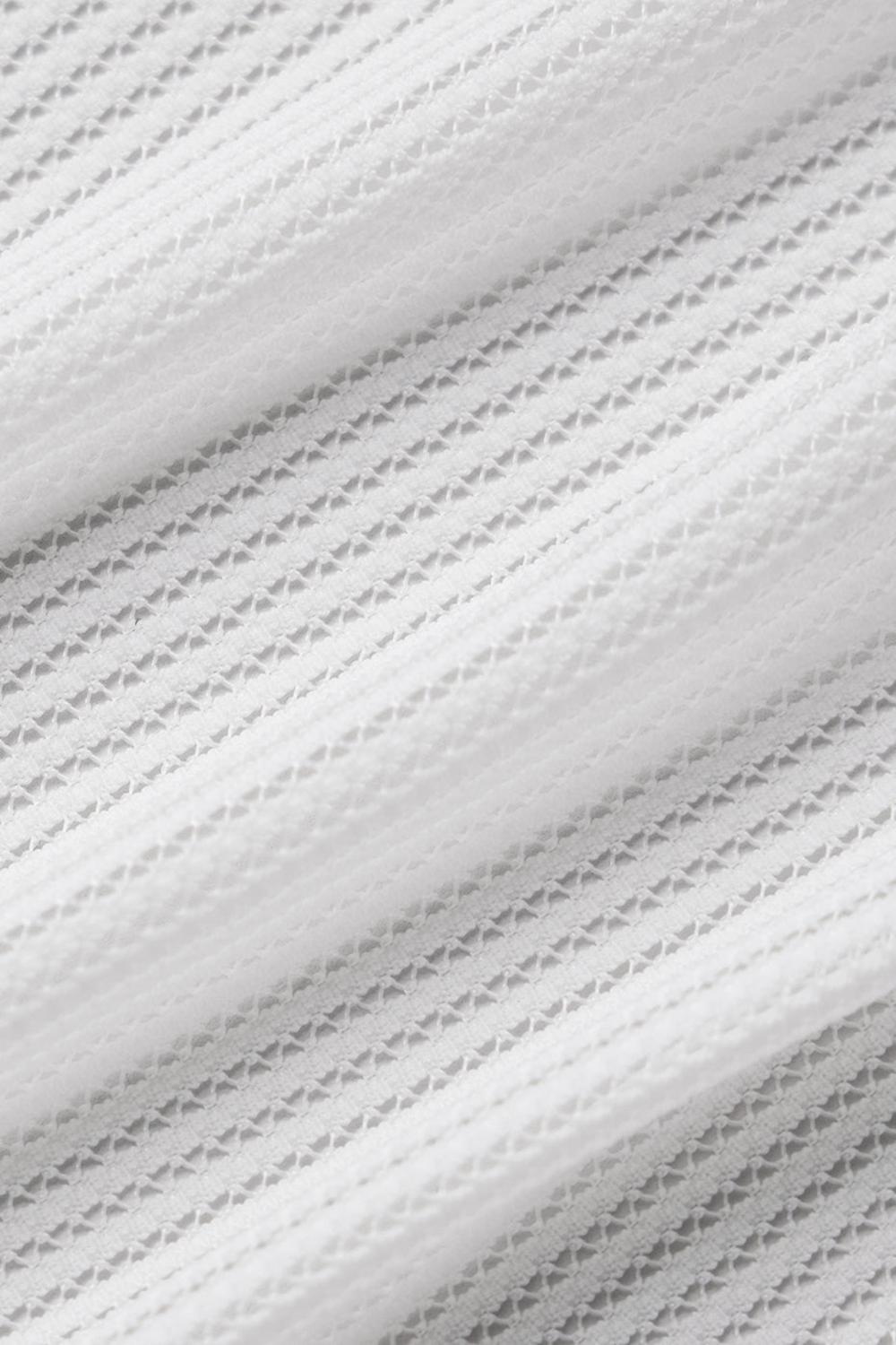 Alo Yoga Striped Mesh Tropical Nights Flare Naisten Housut Ivory | Suomi  4896-IQAHM