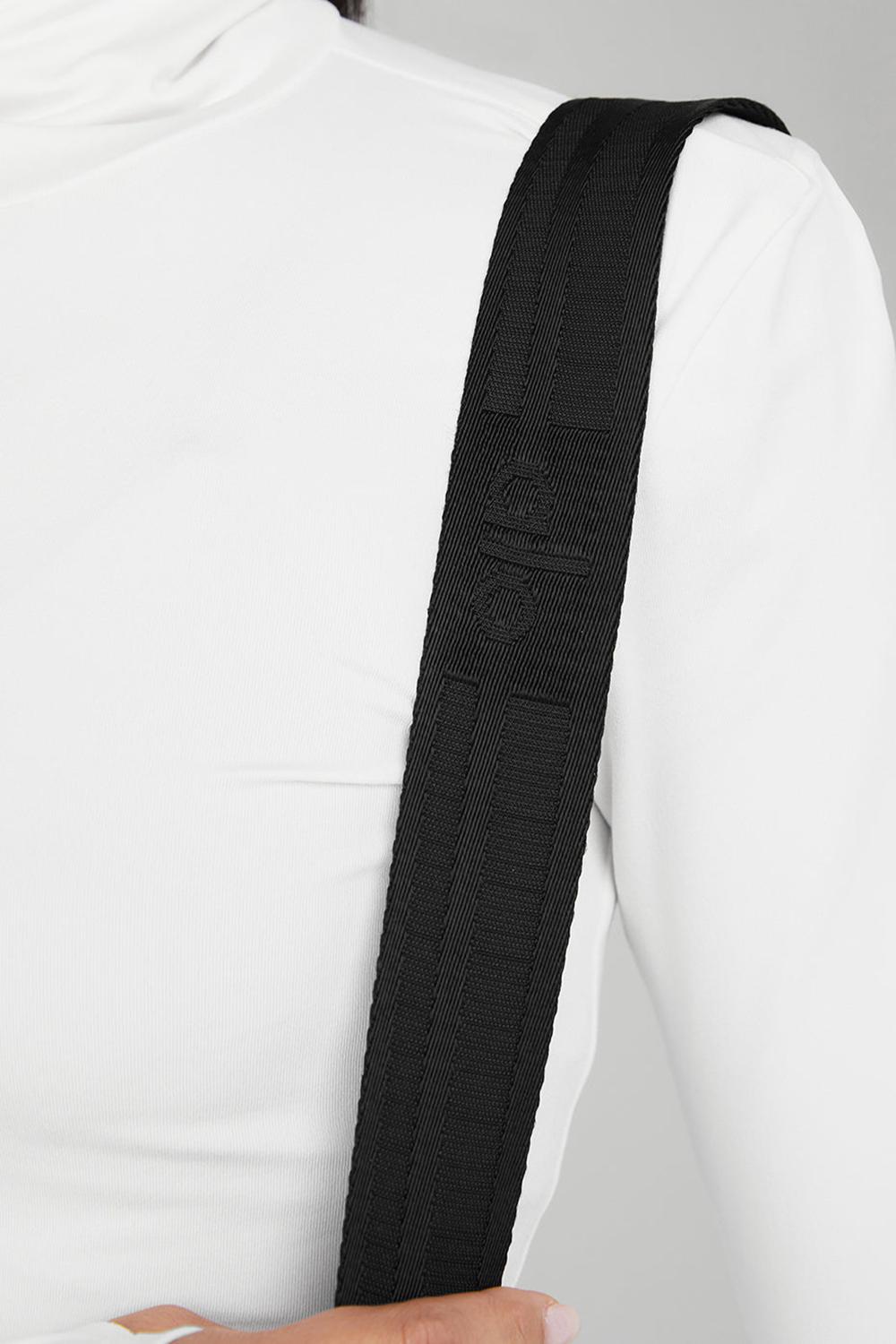 Alo Yoga Studio To Street Naisten Strap Mustat | Suomi  6825-PEHMI