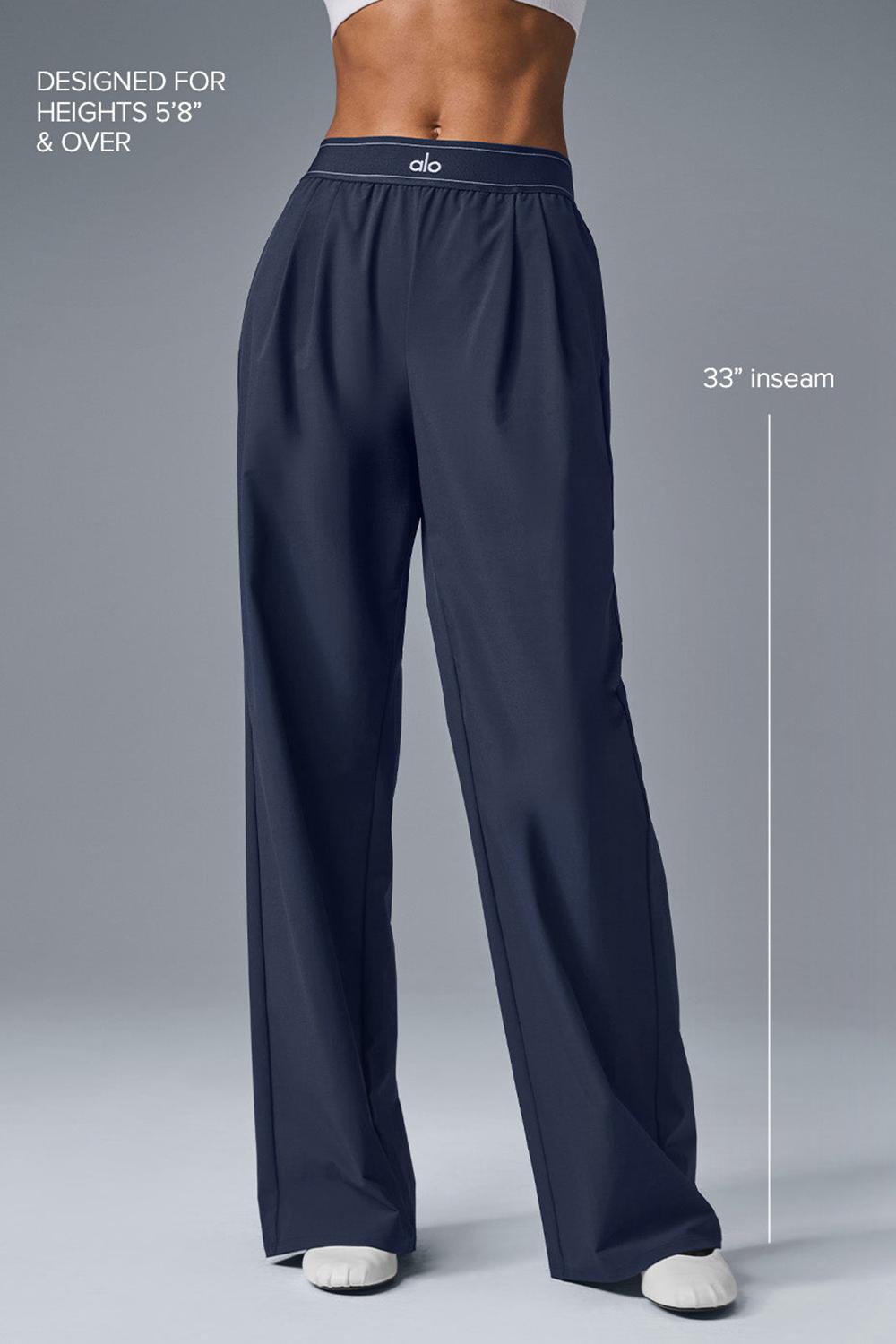 Alo Yoga Suit Up (Long) Naisten Housut Laivastonsininen | Suomi  4307-EACPT