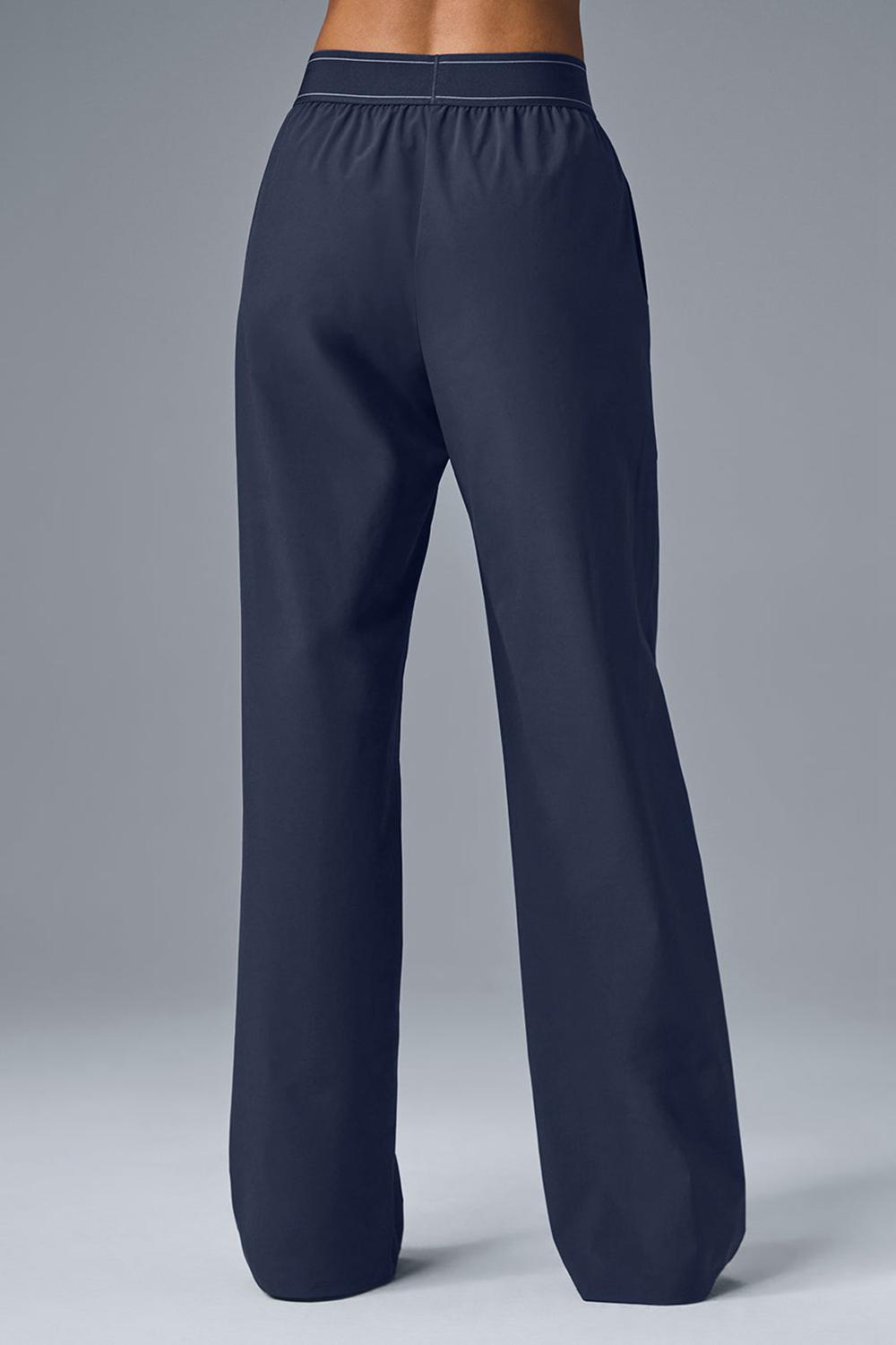 Alo Yoga Suit Up (Long) Naisten Housut Laivastonsininen | Suomi  4307-EACPT