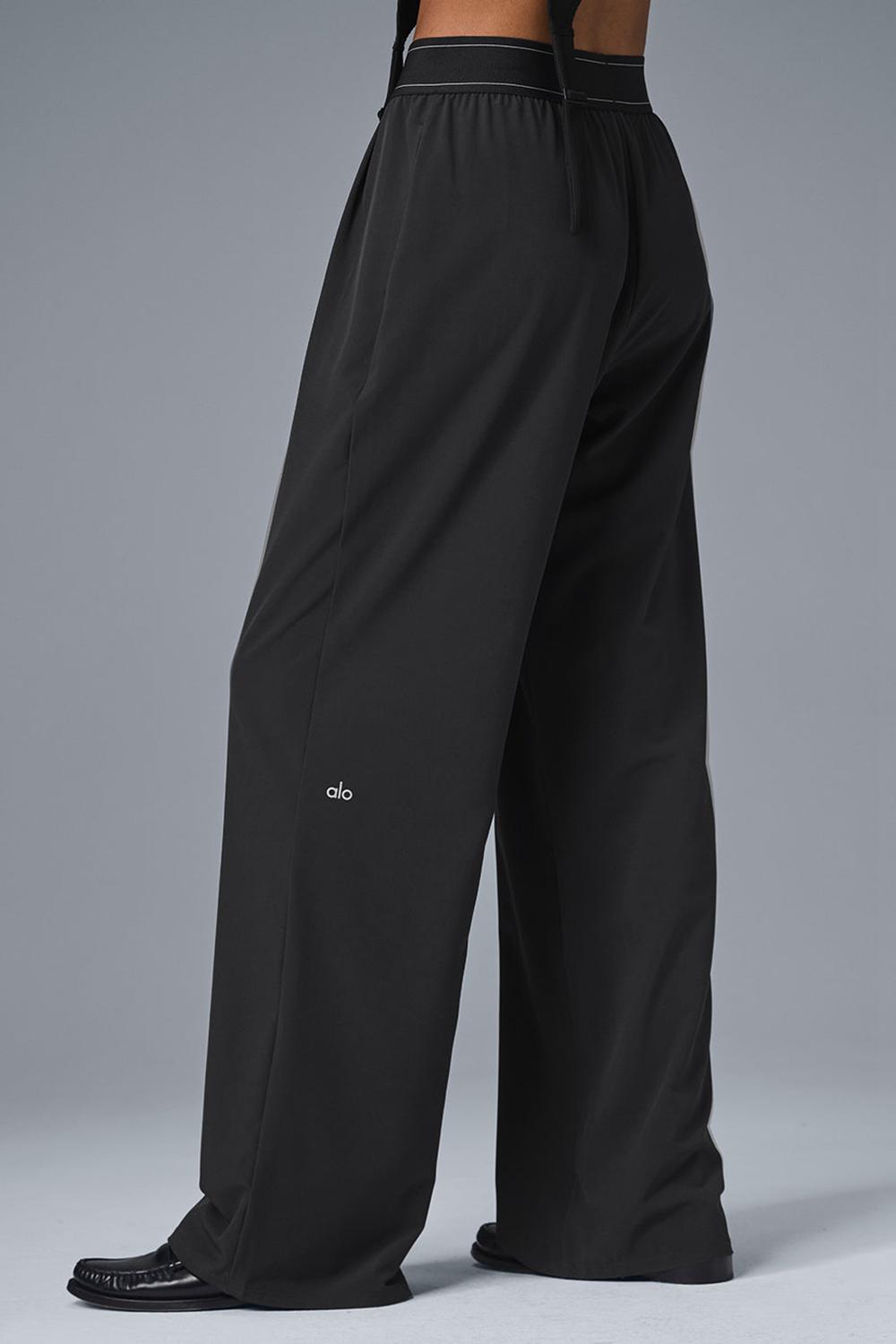 Alo Yoga Suit Up (Long) Naisten Housut Mustat | Suomi  4703-PKCOF