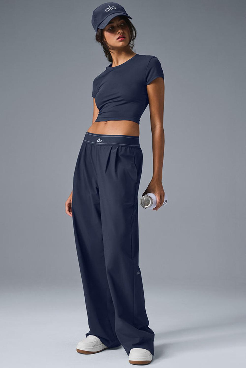 Alo Yoga Suit Up (Regular) Naisten Housut Laivastonsininen | Suomi  6931-IJTQP