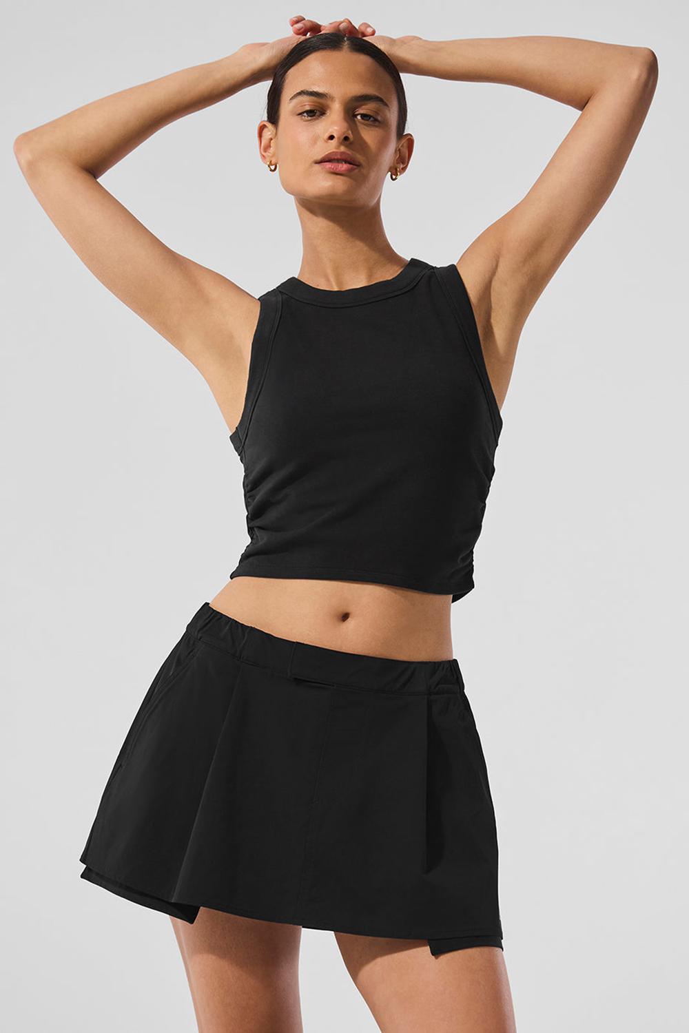 Alo Yoga Sway Naisten Bra Tank Mustat | Suomi  0637-VXGWN