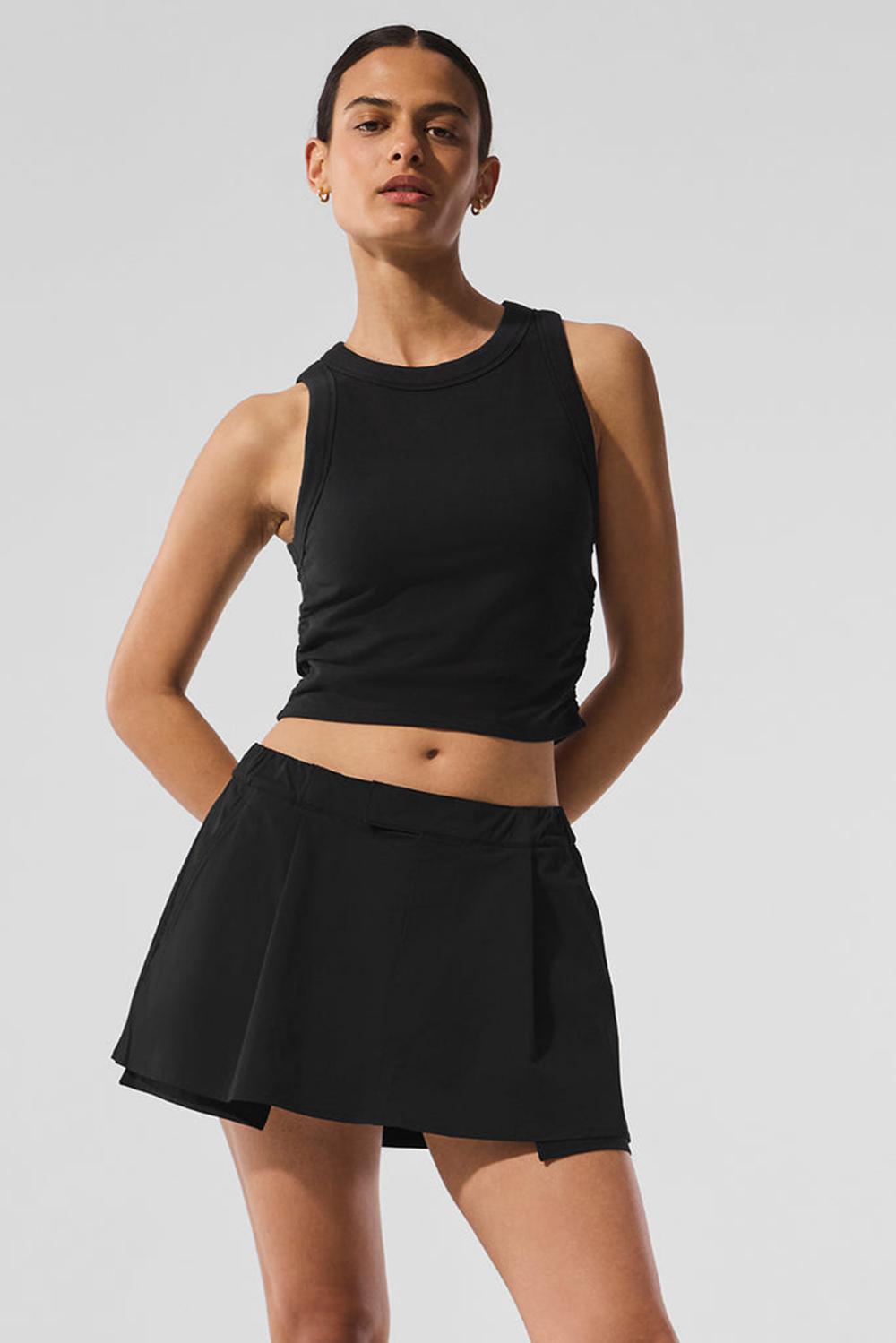 Alo Yoga Sway Naisten Bra Tank Mustat | Suomi  0637-VXGWN
