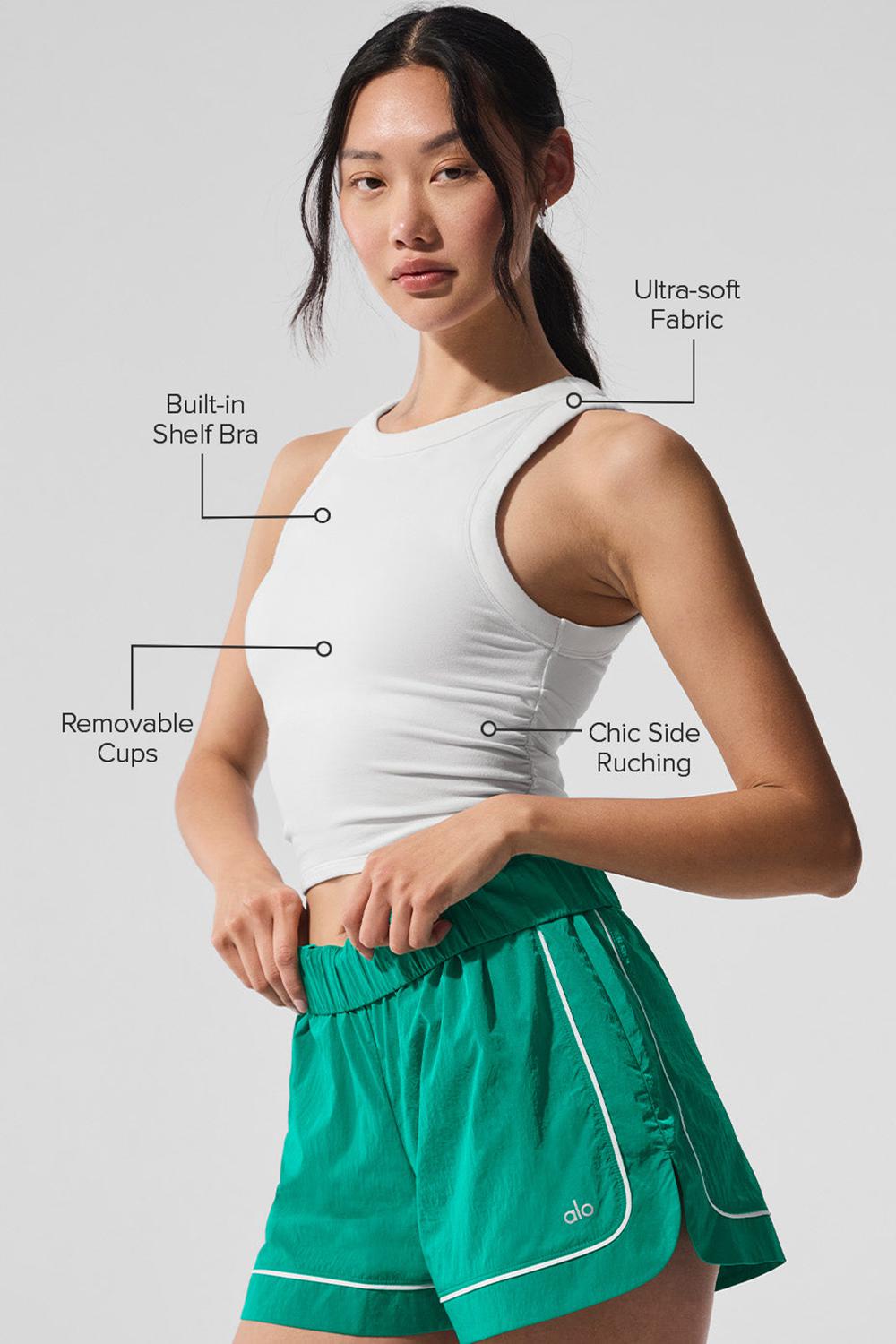 Alo Yoga Sway Naisten Bra Tank Valkoinen | Suomi  2089-XZTWD