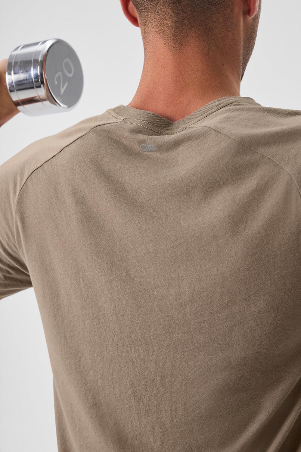Alo Yoga The Triumph Crew Neck Miesten Juoksupaidat Gravel | Suomi  5631-ZOPMX