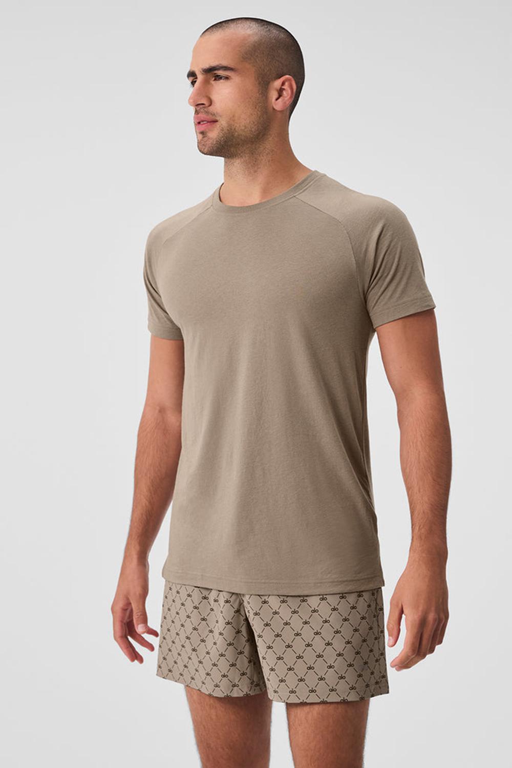 Alo Yoga The Triumph Crew Neck Miesten Juoksupaidat Gravel | Suomi  5631-ZOPMX