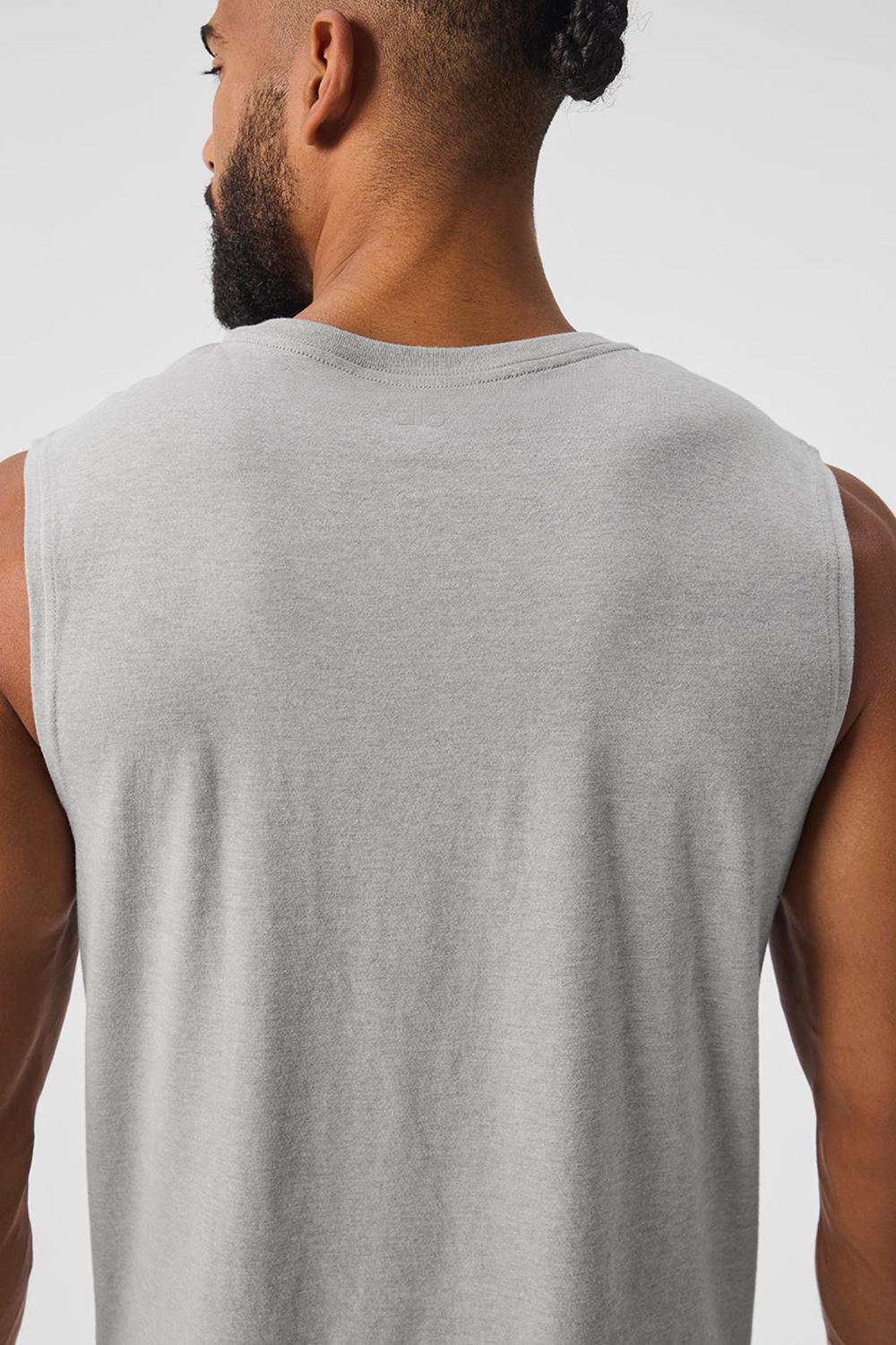 Alo Yoga The Triumph Muscle Miesten Juoksupaidat Harmaat | Suomi  8542-UEAMH