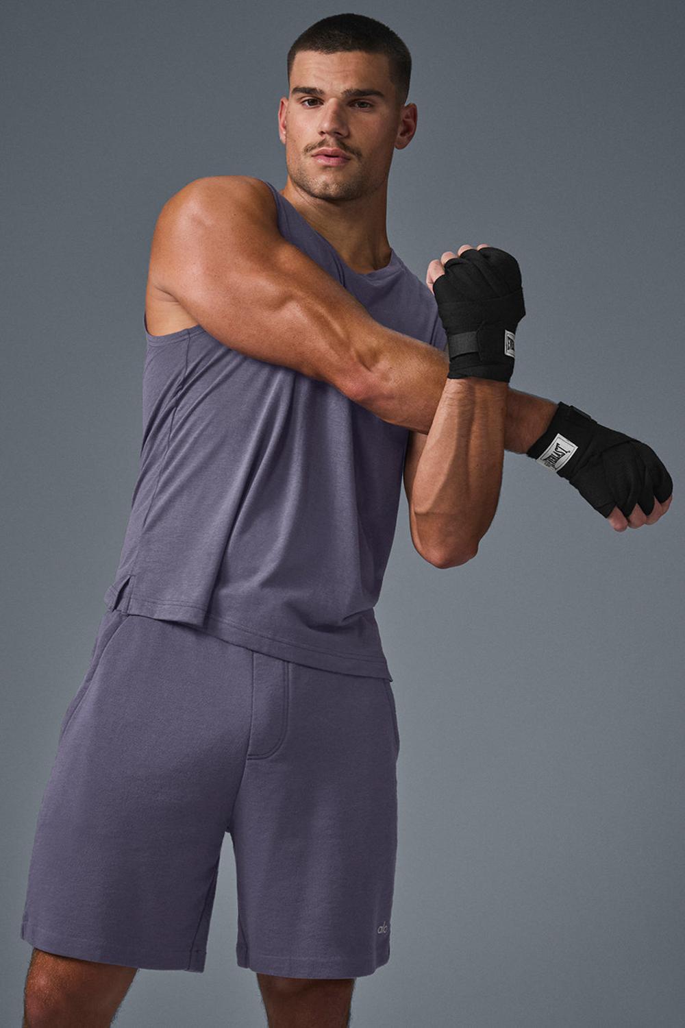 Alo Yoga The Triumph Muscle Miesten Juoksupaidat Italian Plum | Suomi  7250-TDJVO