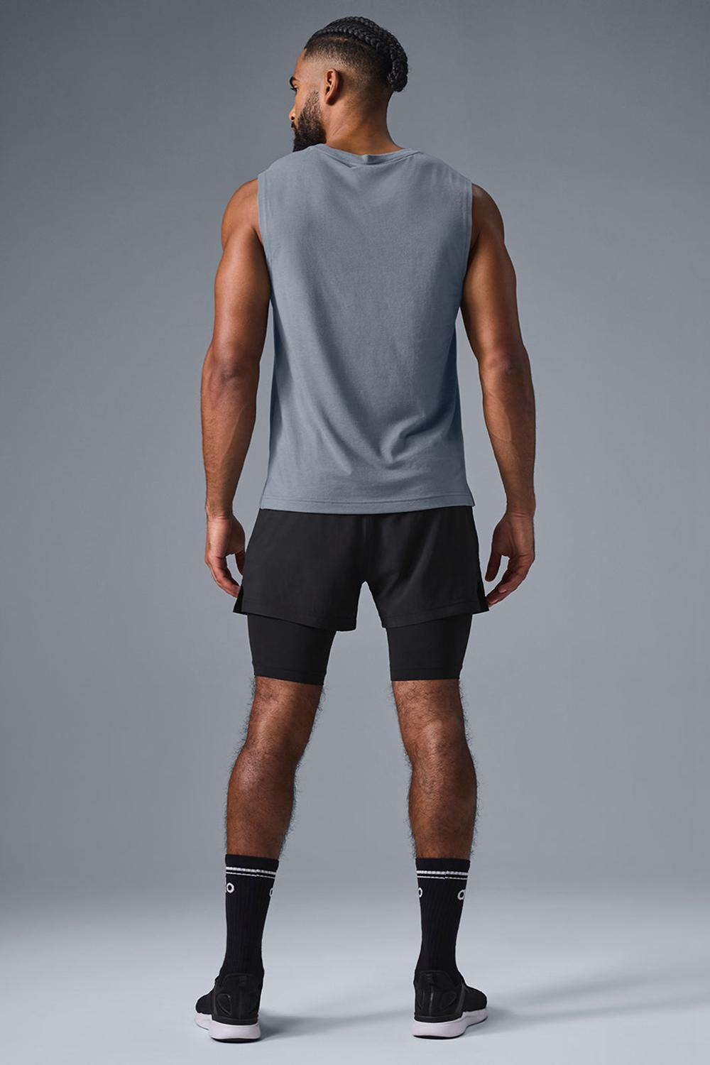 Alo Yoga The Triumph Muscle Miesten Juoksupaidat Harmaat | Suomi  7603-PGXMQ