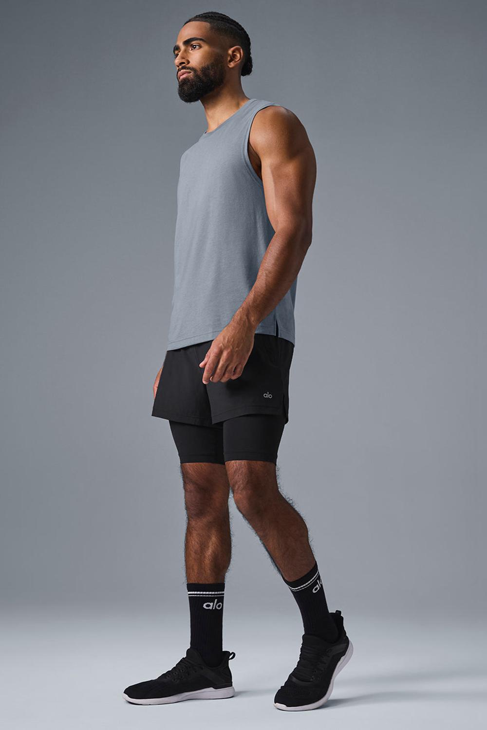 Alo Yoga The Triumph Muscle Miesten Juoksupaidat Harmaat | Suomi  7603-PGXMQ