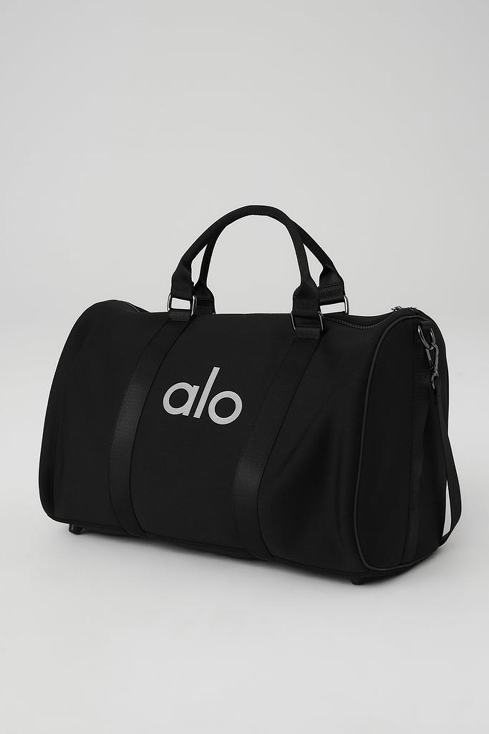 Alo Yoga Traverse Naisten Duffle Laukku Mustat Hopea | Suomi  6391-JAIFH