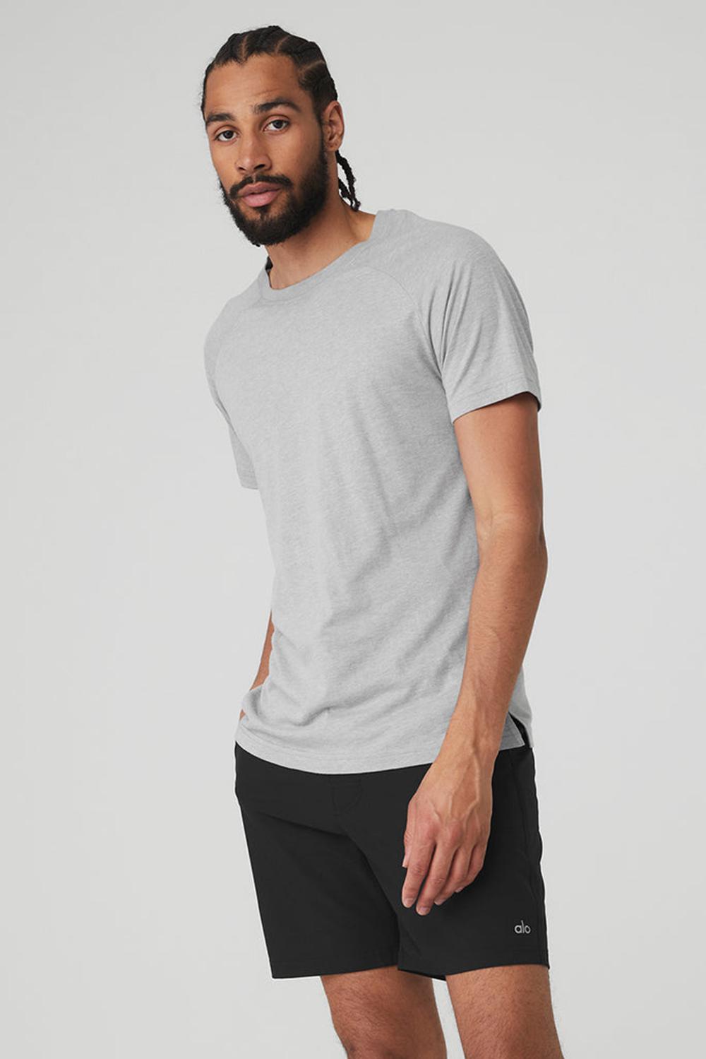 Alo Yoga Triumph Raglan Miesten Juoksupaidat Harmaat | Suomi  3719-ULZKS