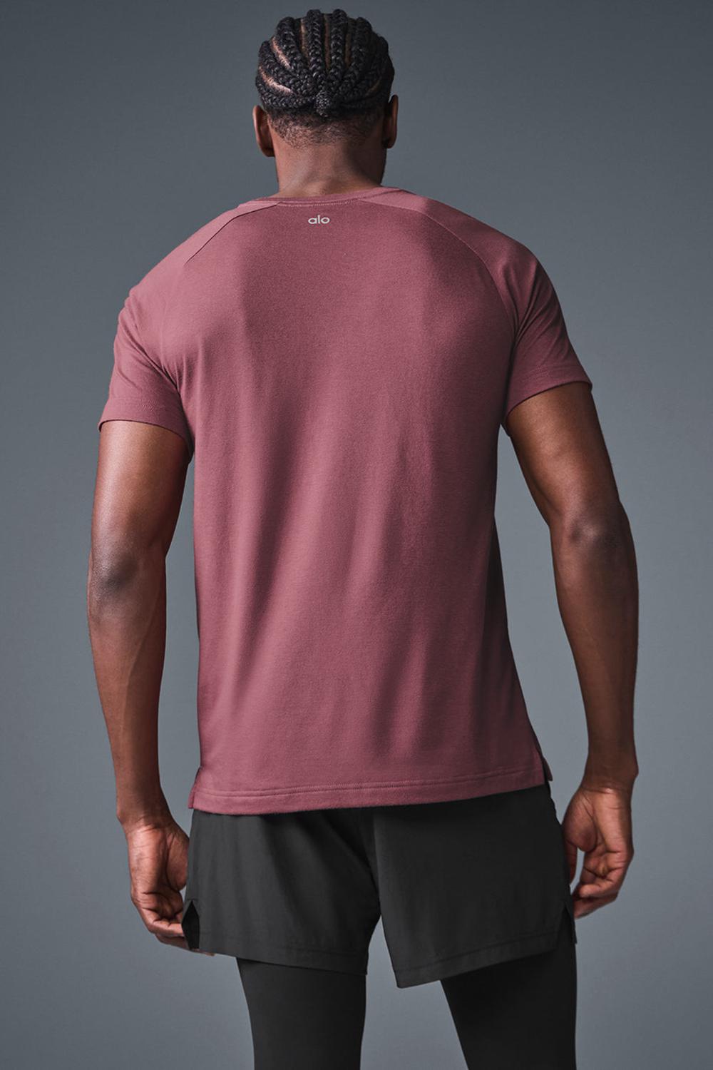 Alo Yoga Triumph Raglan Miesten Juoksupaidat Viininpunainen | Suomi  7352-EWPON