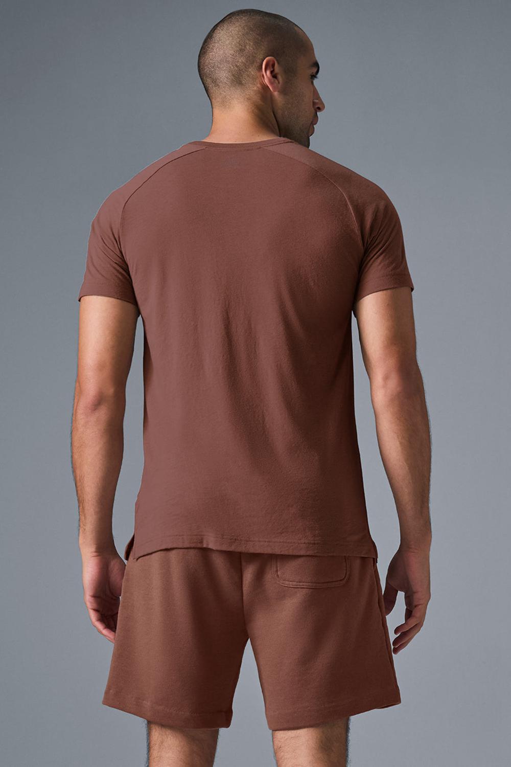 Alo Yoga Triumph Raglan Miesten Juoksupaidat Chestnut | Suomi  7145-DROIK