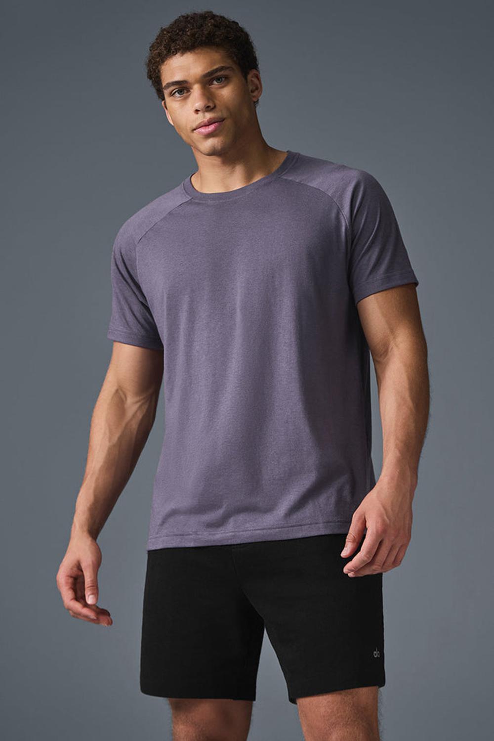 Alo Yoga Triumph Raglan Miesten Juoksupaidat Italian Plum | Suomi  9683-ODCYX
