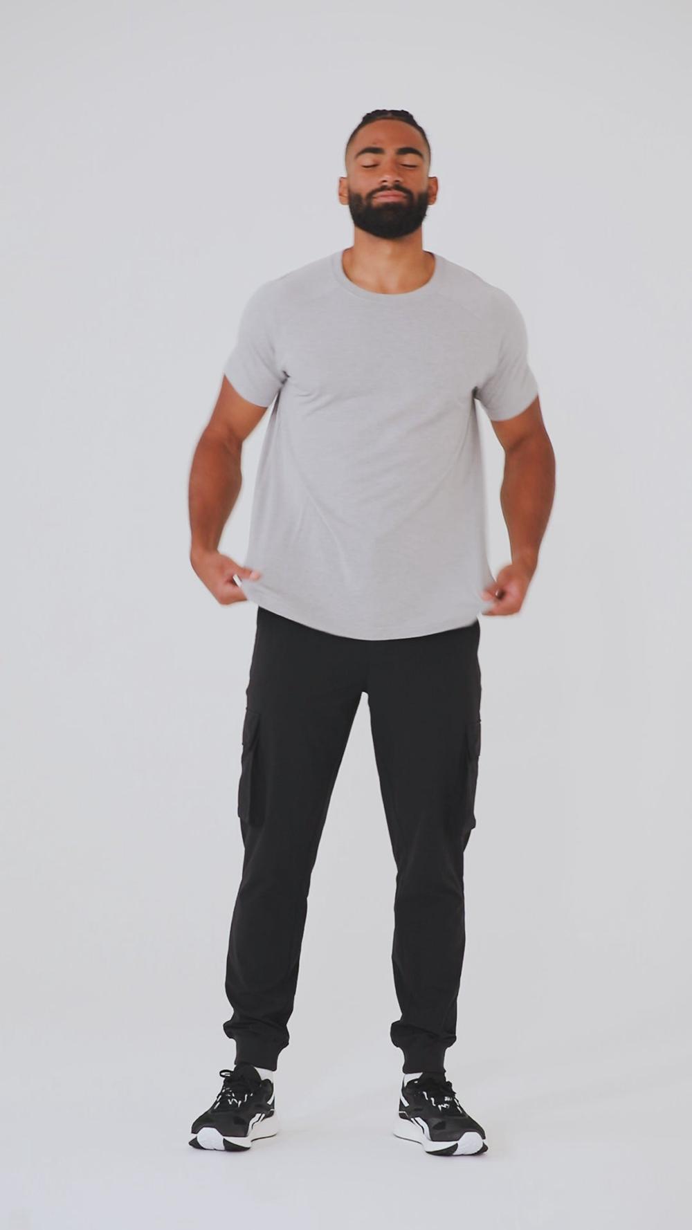 Alo Yoga Triumph Raglan Miesten Juoksupaidat Laivastonsininen | Suomi  7534-RKMTL