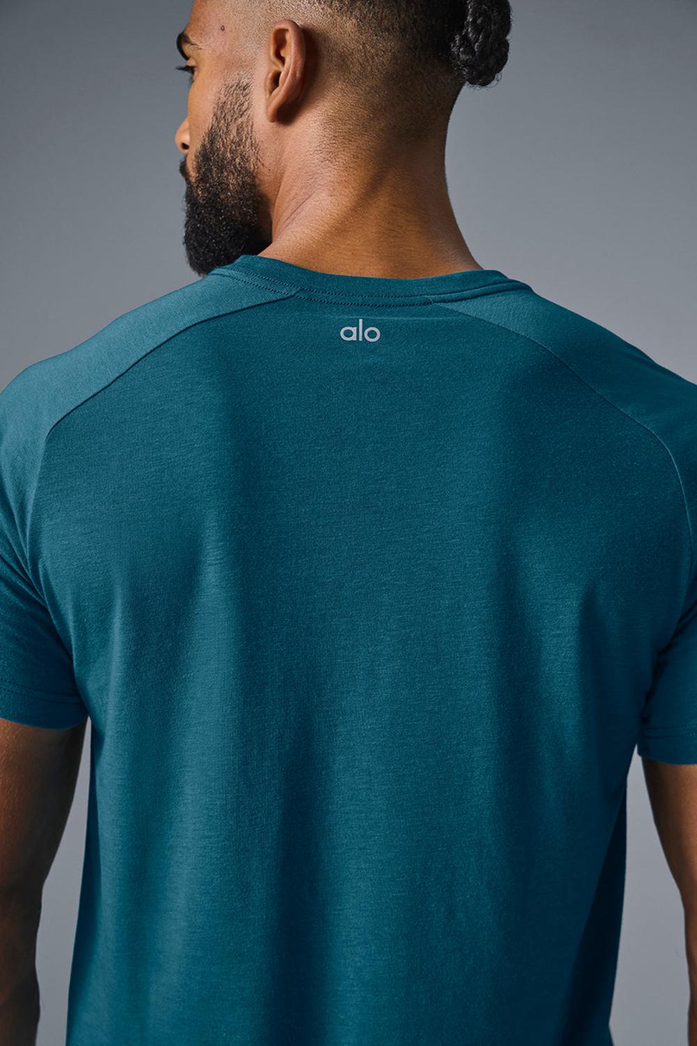 Alo Yoga Triumph Raglan Miesten Juoksupaidat Oceanic Teal | Suomi  4172-YPIZM