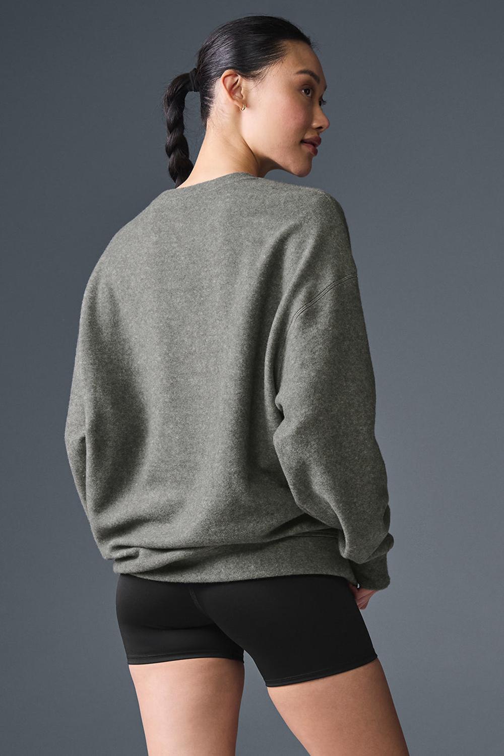 Alo Yoga Triumph Restore Crew Neck Naisten Puserot Harmaat | Suomi  6498-XTVPE