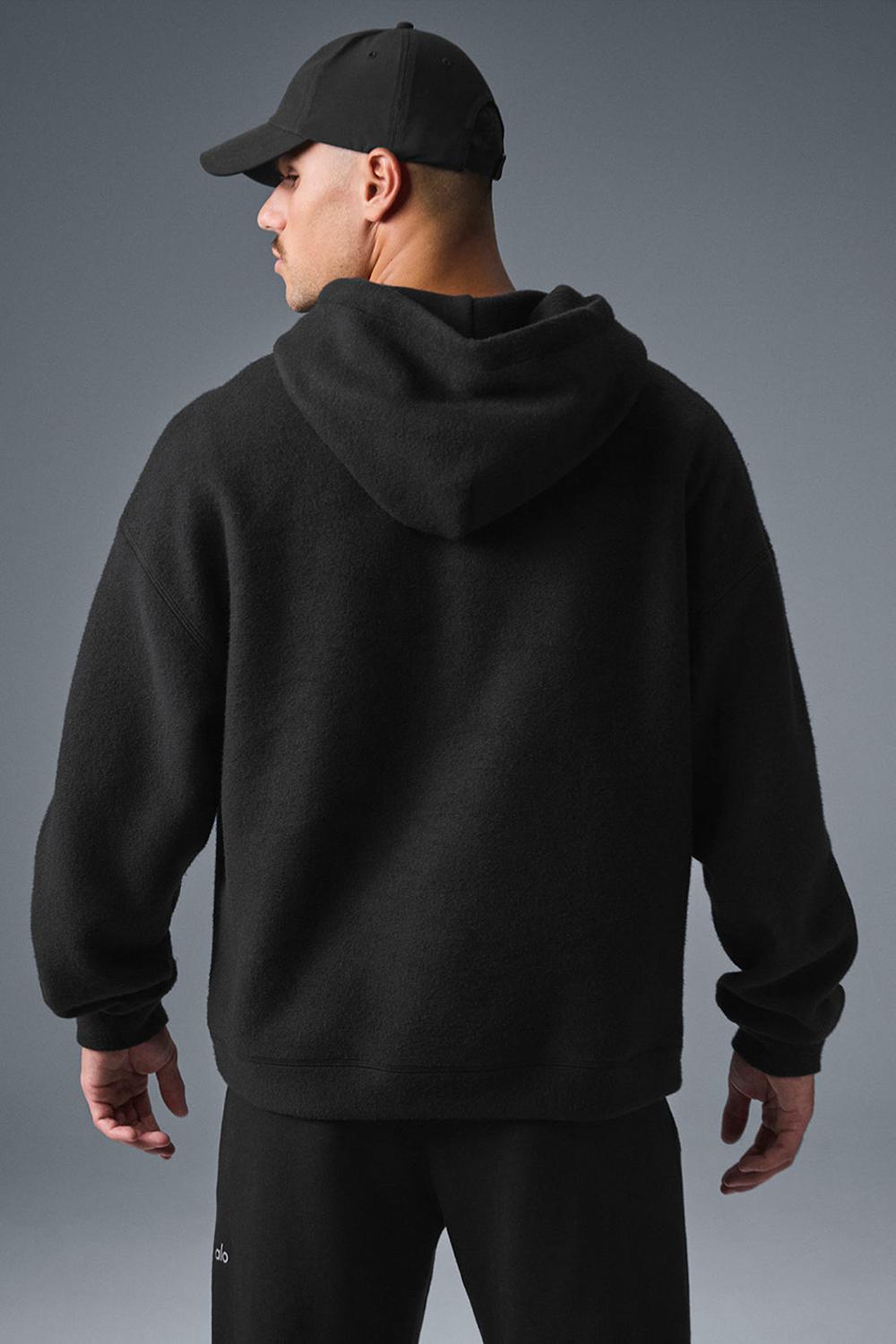 Alo Yoga Triumph Restore Miesten Huppari Mustat | Suomi  4597-QWRGP