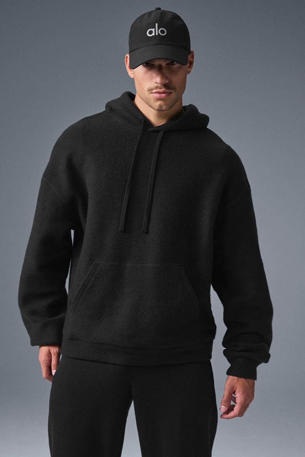 Alo Yoga Triumph Restore Miesten Huppari Mustat | Suomi  4597-QWRGP
