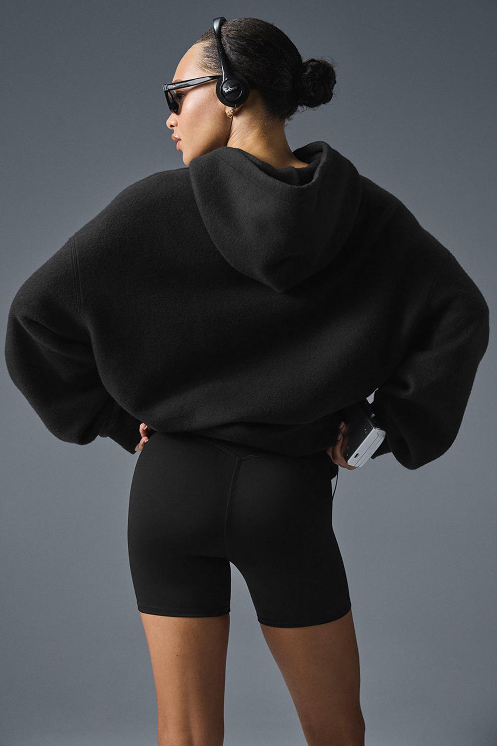 Alo Yoga Triumph Restore Naisten Huppari Mustat | Suomi  9034-BQOHJ
