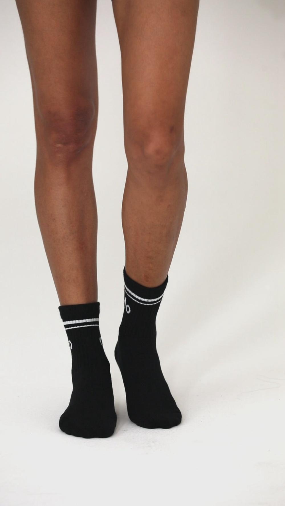 Alo Yoga Unisex Half-Crew Throwback Miesten Sukat Valkoinen Titaani | Suomi  0146-DJCBI