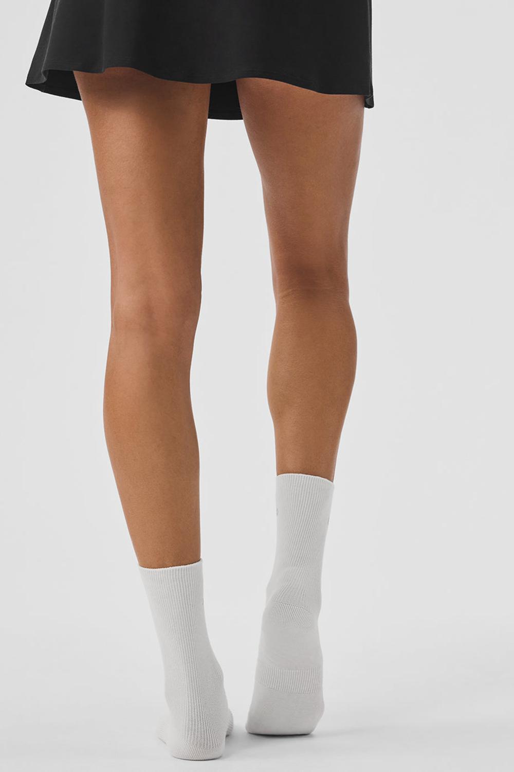 Alo Yoga Unisex Half-Crew Understated Naisten Sukat Valkoinen | Suomi  7039-UAKEZ