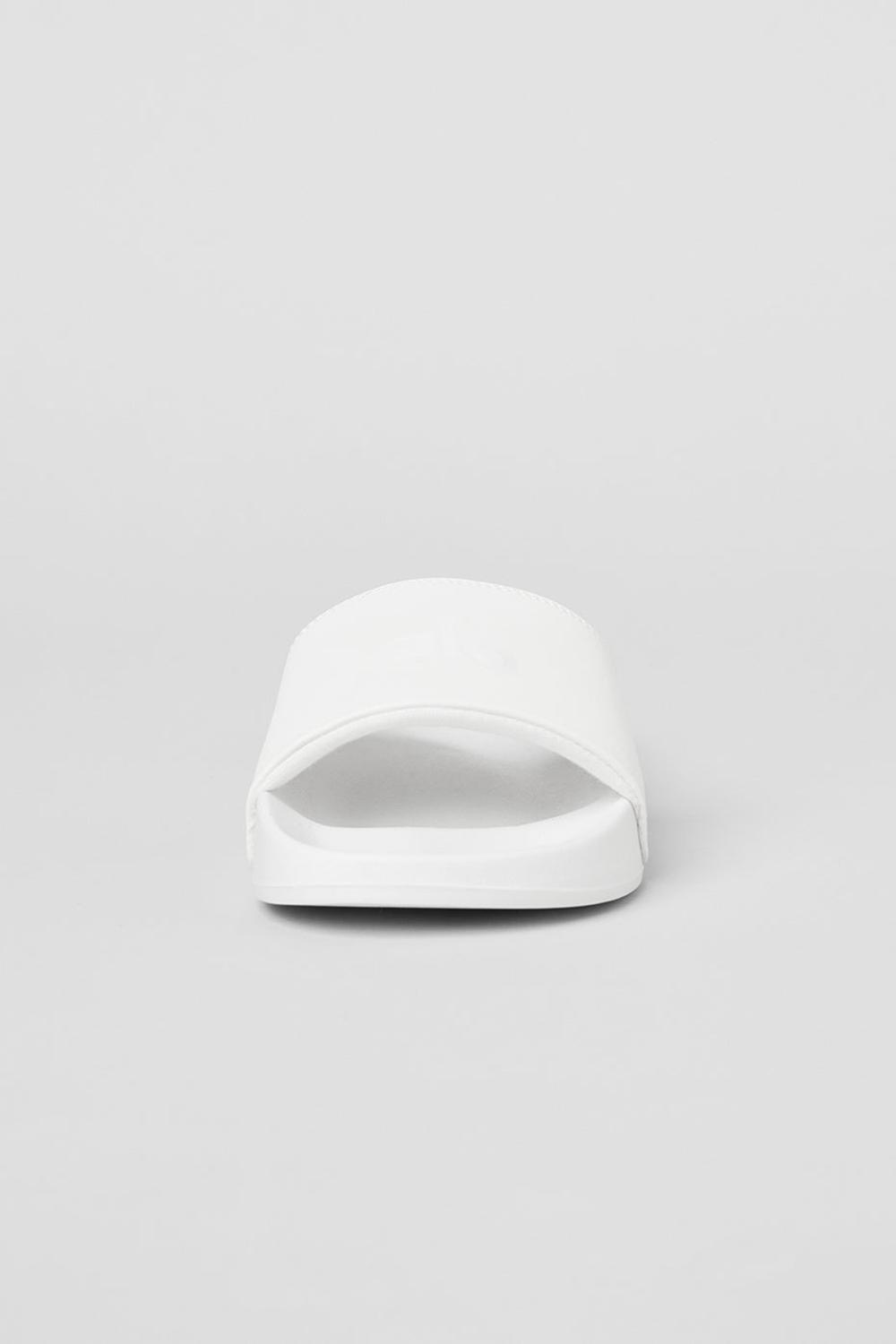 Alo Yoga Unisex It Slide Miesten Slide Valkoinen | Suomi  4056-KQJFA