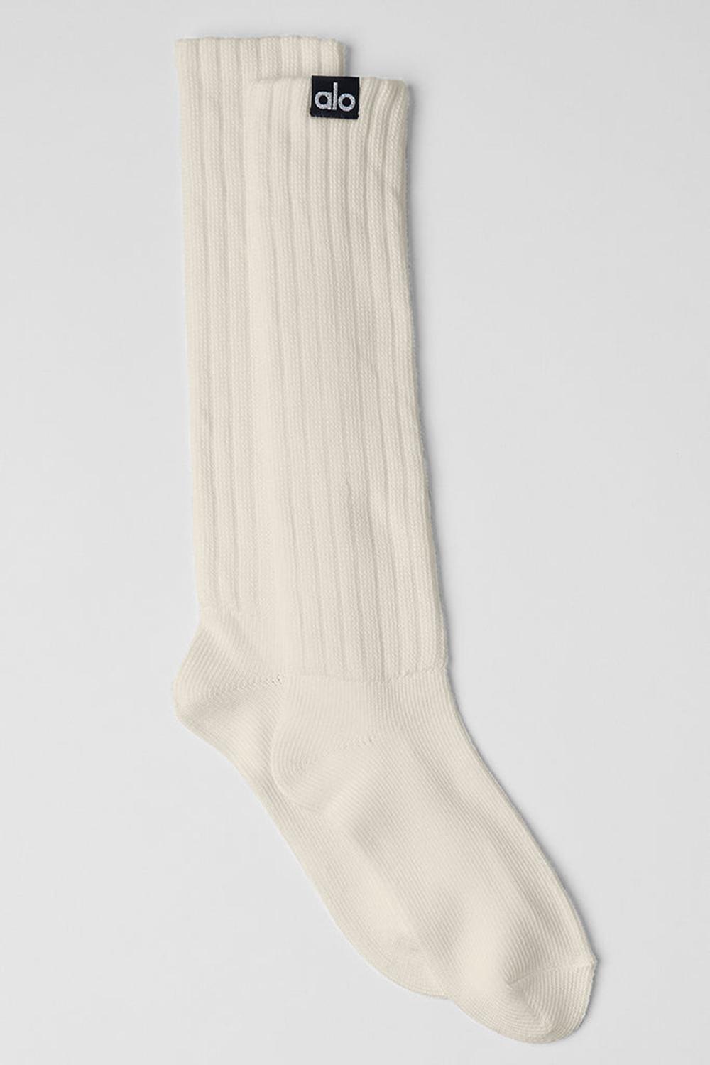 Alo Yoga Unisex Scrunch Naisten Sukat Bone | Suomi  1097-FEABU