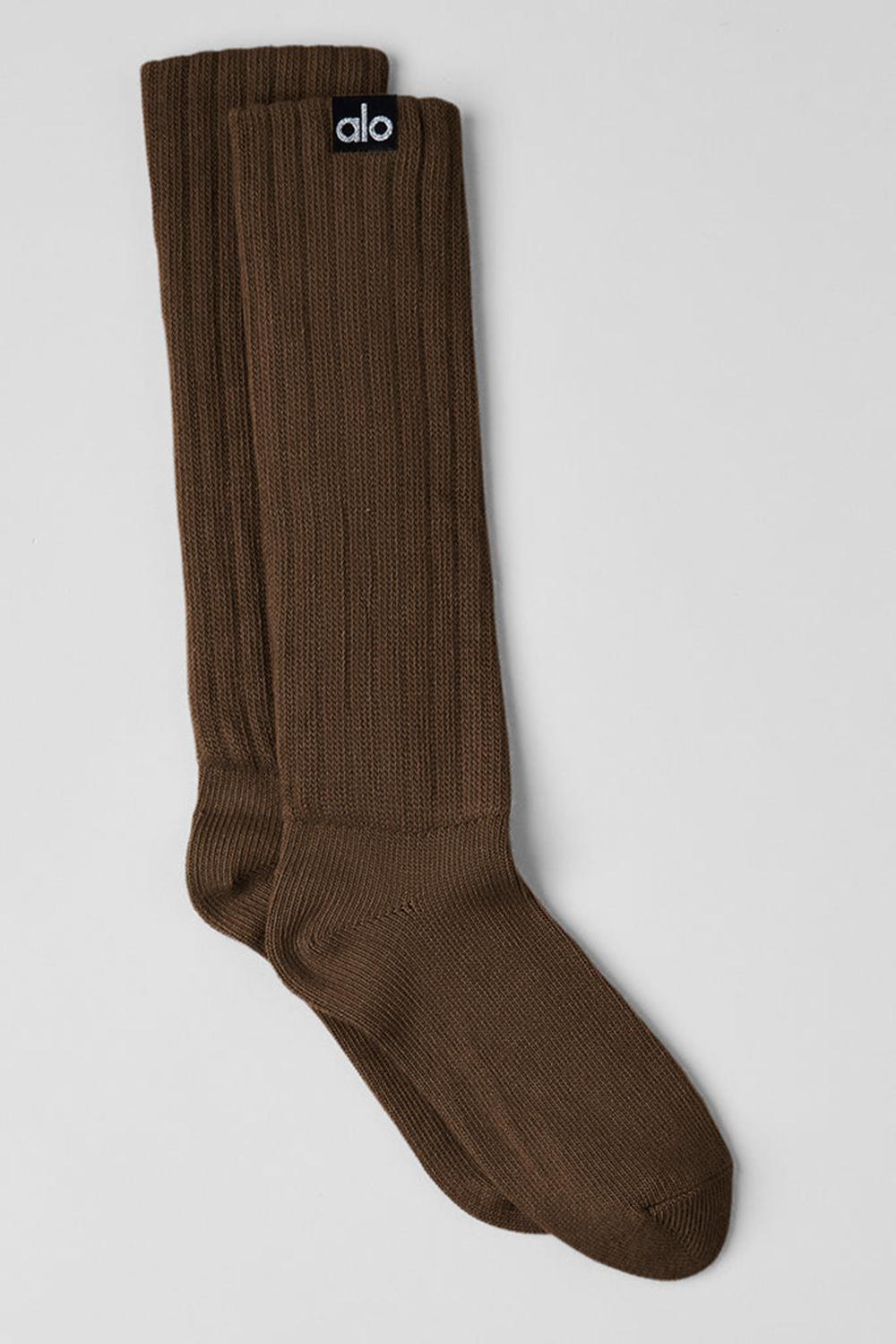 Alo Yoga Unisex Scrunch Naisten Sukat Espresso | Suomi  3074-VYBJO