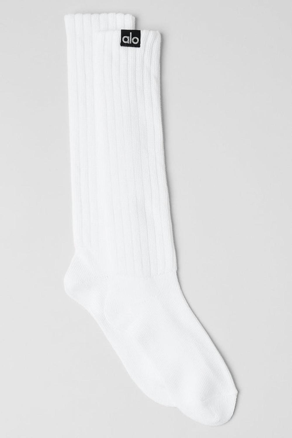 Alo Yoga Unisex Scrunch Naisten Sukat Valkoinen | Suomi  8796-AEDJV