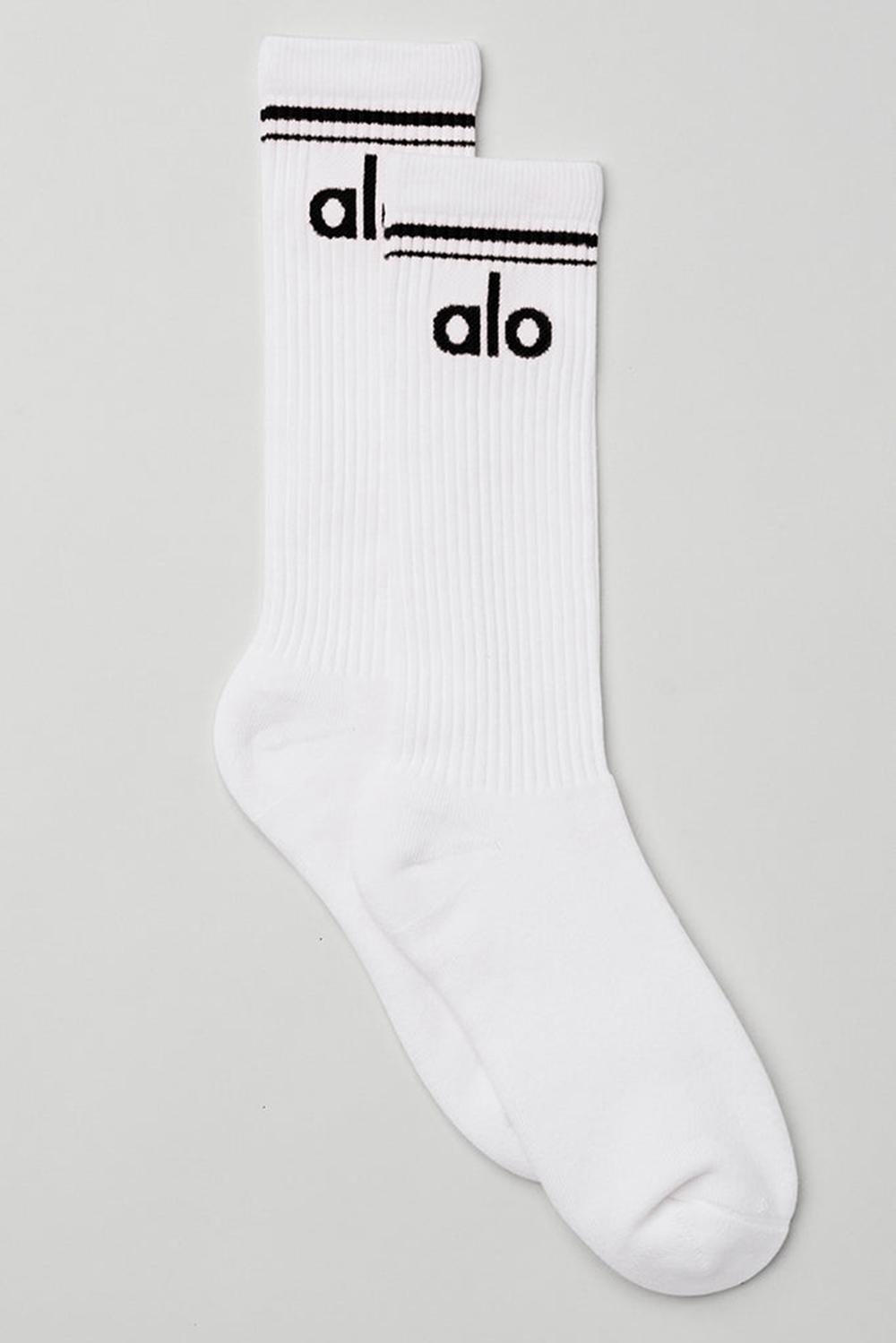 Alo Yoga Unisex Throwback Naisten Sukat Valkoinen Mustat | Suomi  7024-EULND