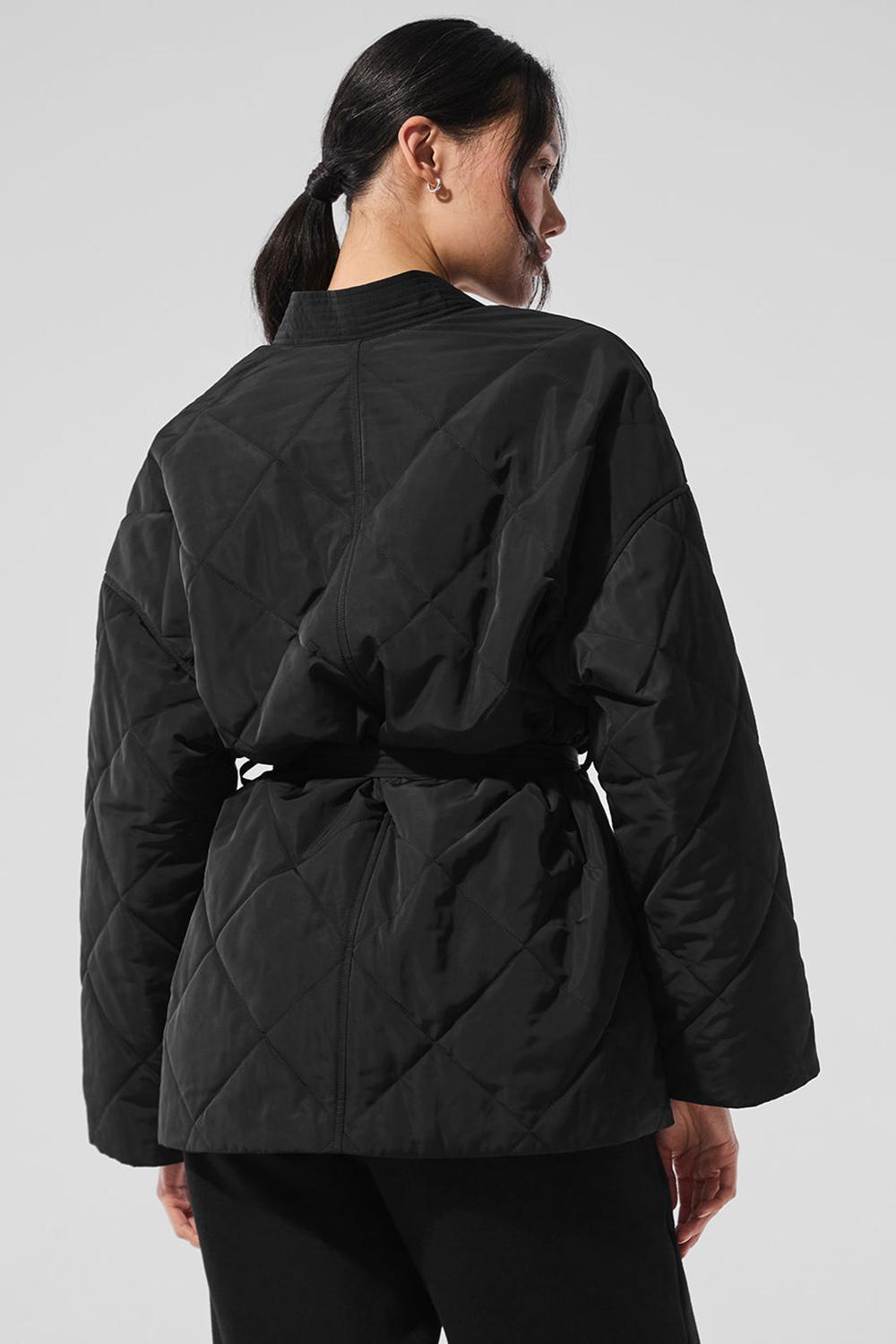 Alo Yoga Urbanite Wrap Naisten Puffer Takki Mustat | Suomi  2087-XPDQZ