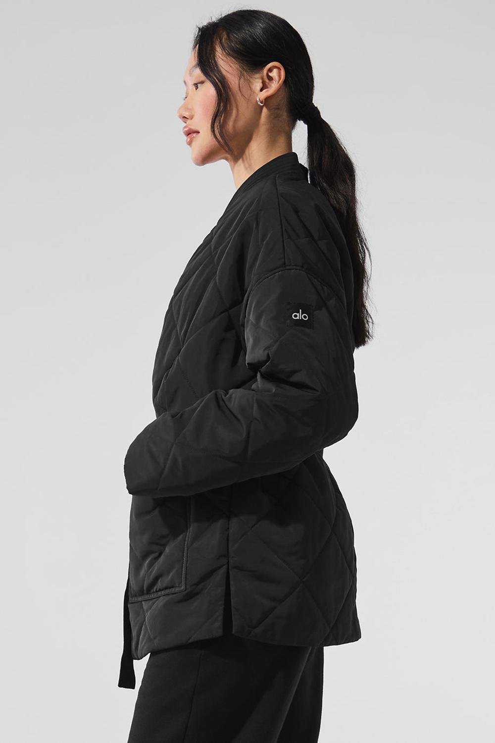 Alo Yoga Urbanite Wrap Naisten Puffer Takki Mustat | Suomi  2087-XPDQZ