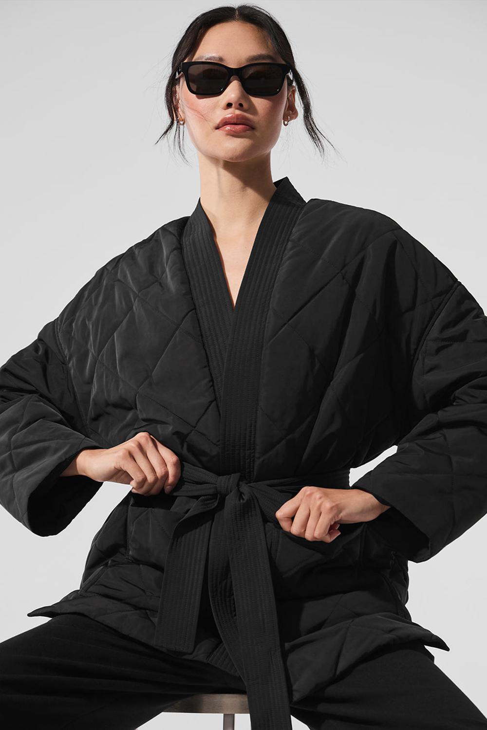 Alo Yoga Urbanite Wrap Naisten Puffer Takki Mustat | Suomi  2087-XPDQZ