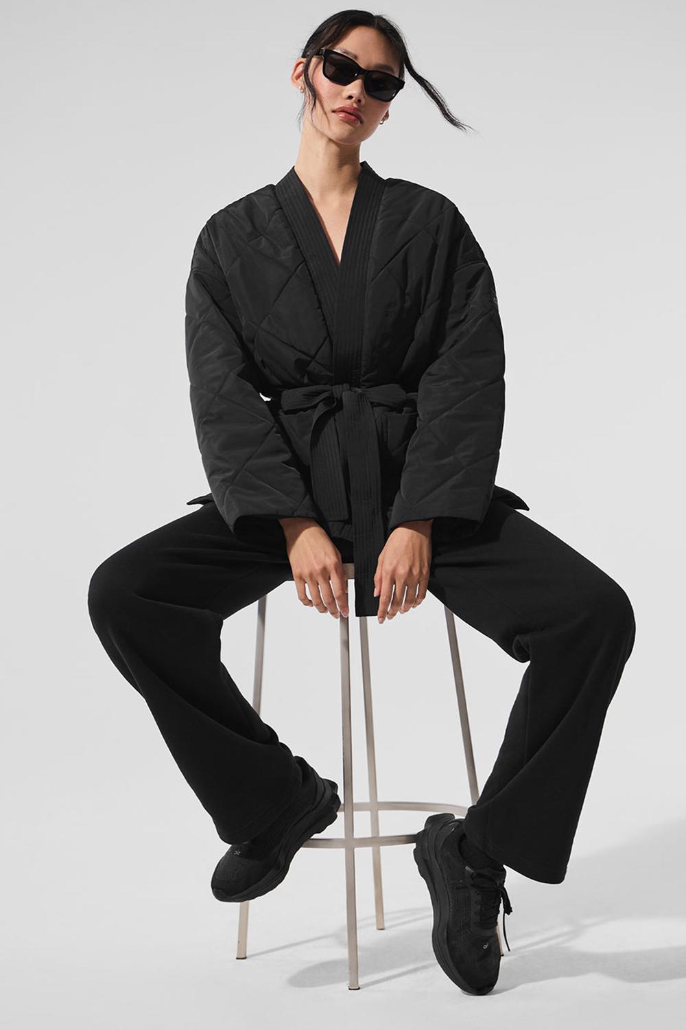 Alo Yoga Urbanite Wrap Naisten Puffer Takki Mustat | Suomi  2087-XPDQZ