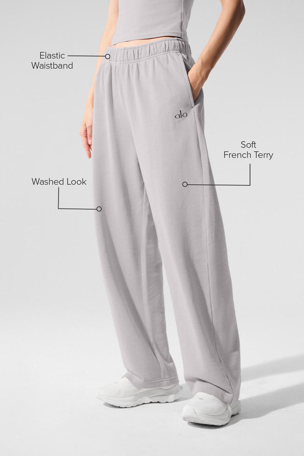 Alo Yoga Washed Accolade Straight Leg Naisten Collegehousut Harmaat Pesu | Suomi  1947-OPLDR