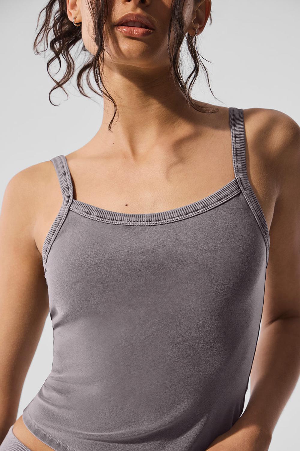 Alo Yoga Washed Alosoft Sweet Talker Naisten Juoksupaidat Harmaat Pesu | Suomi  4529-FLAPZ