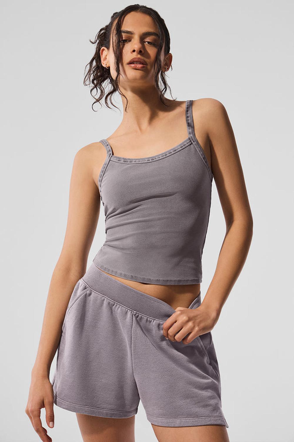 Alo Yoga Washed Alosoft Sweet Talker Naisten Juoksupaidat Harmaat Pesu | Suomi  4529-FLAPZ