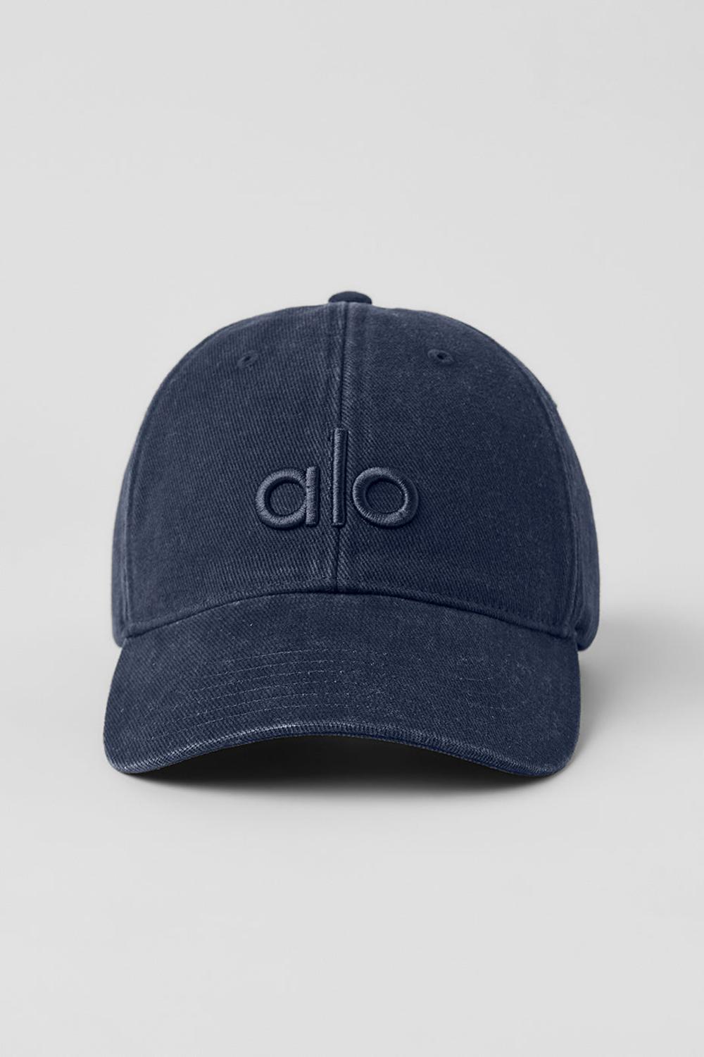 Alo Yoga Washed Off-Duty Naisten Lippis Laivastonsininen | Suomi  5437-PAXDS