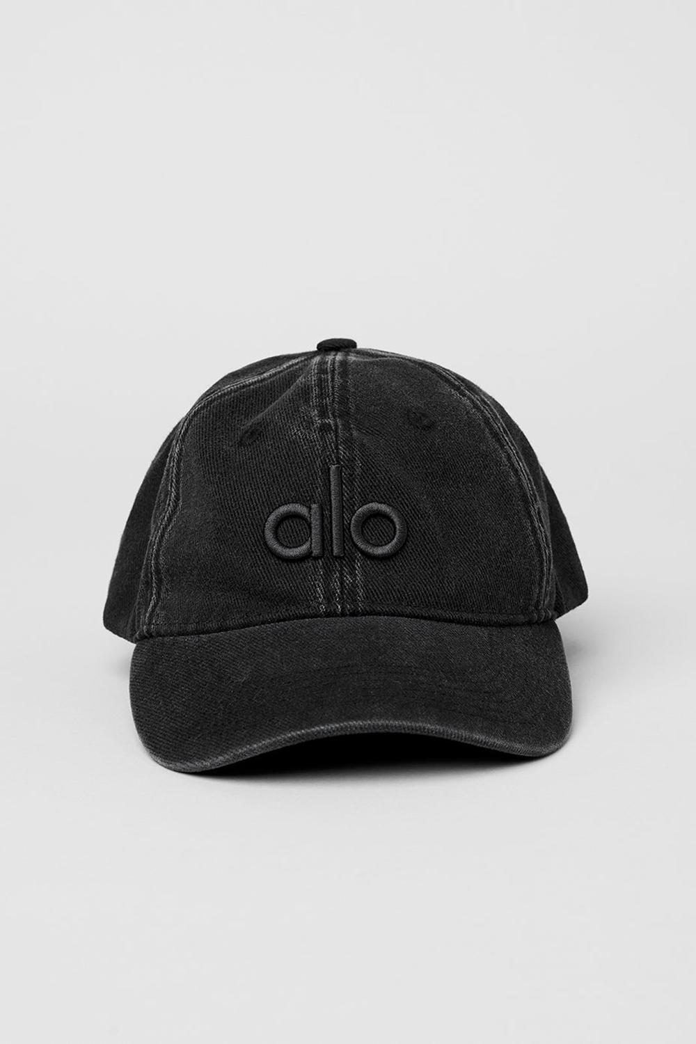 Alo Yoga Washed Off-Duty Naisten Lippis Mustat | Suomi  4207-UIMEO