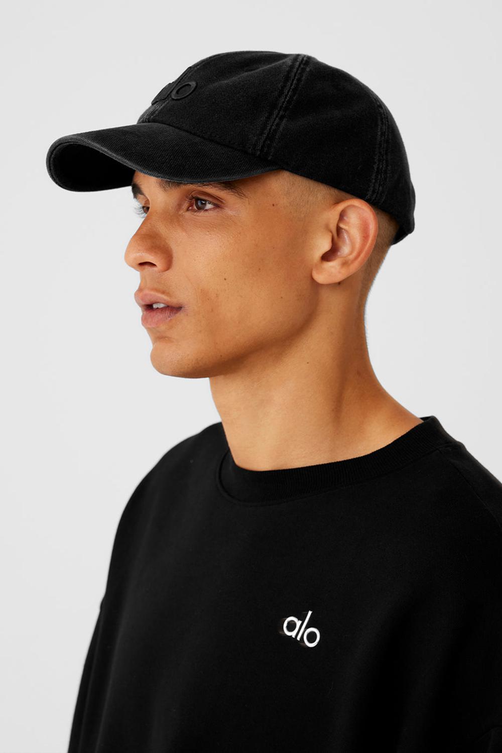 Alo Yoga Washed Off-Duty Naisten Lippis Mustat | Suomi  4207-UIMEO
