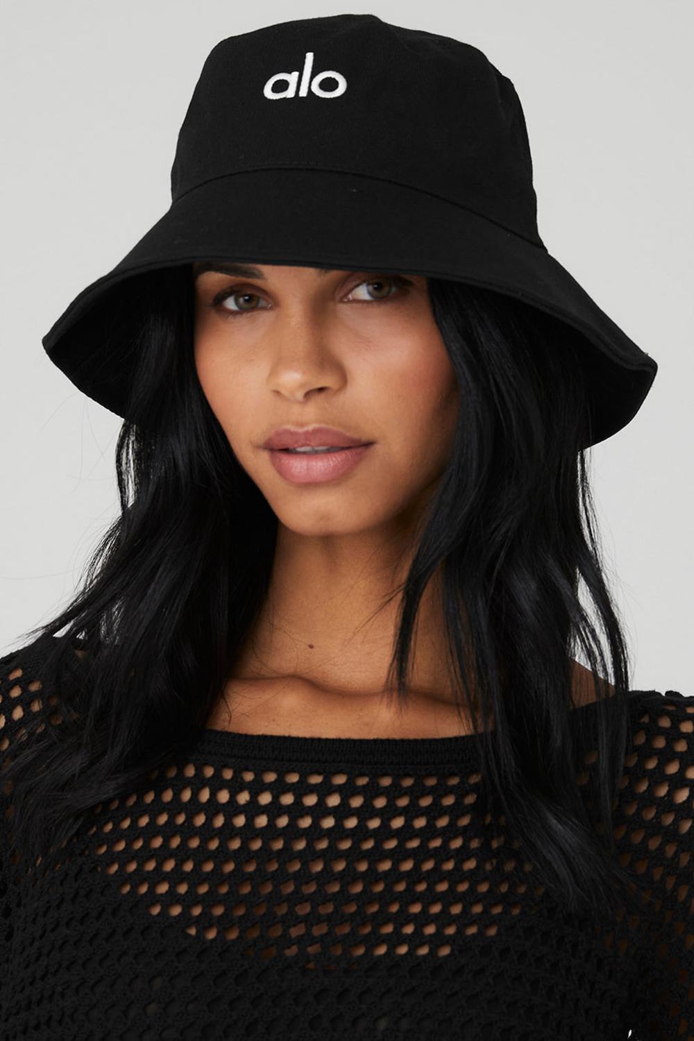 Alo Yoga Weekender Miesten Bucket Hattu Mustat | Suomi  7104-UVMBO