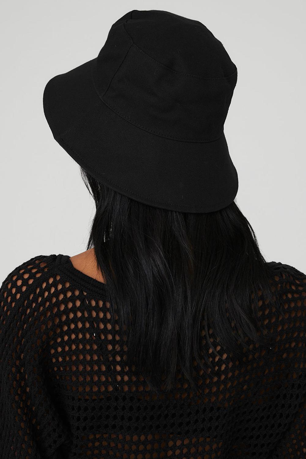 Alo Yoga Weekender Miesten Bucket Hattu Mustat | Suomi  7104-UVMBO