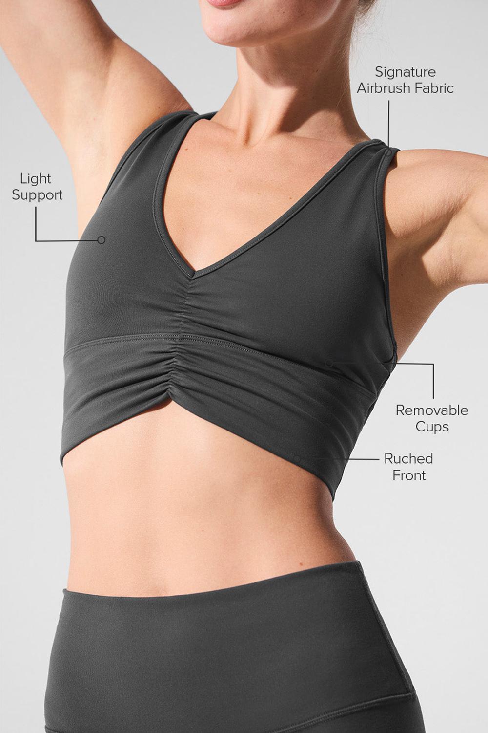 Alo Yoga Wild Thing Naisten Urheiluliivi Anthracite | Suomi  4732-BMPLH
