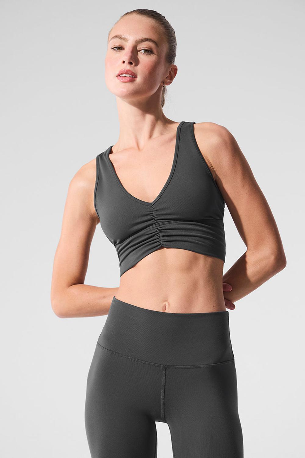 Alo Yoga Wild Thing Naisten Urheiluliivi Anthracite | Suomi  4732-BMPLH